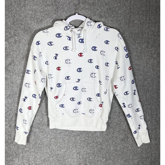 Champion Reverse Weave Hoodie Sweatshirt Womens‎ Size XS Kangaroo Pocket - Picture 1 of 16